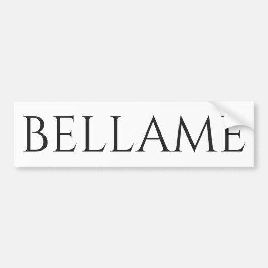 Bellame Bumpersticker (Voorkant)