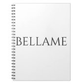 Bellame-laptop Notitieboek (Voorkant)
