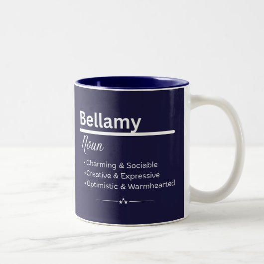Bellamy Personalized Name Coffee Mug (Droit)
