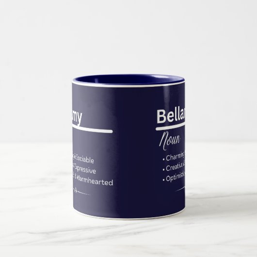 Bellamy Personalized Name Coffee Mug (Centre)