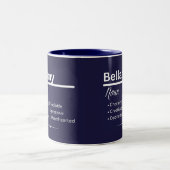 Bellamy Personalized Name Coffee Mug Tweekleurige Koffiemok (Center)