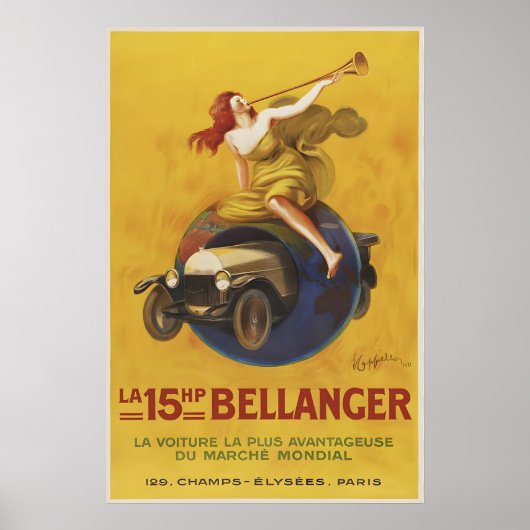 Bellanger Auto Poster (Voorkant)