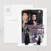 Bellatrix Leodd en Narcissa Malfoy Briefkaart (Voorkant / Achterkant)
