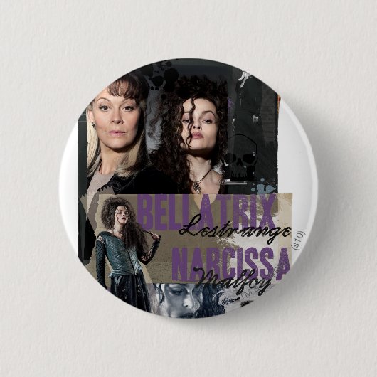 Bellatrix Leodd en Narcissa Malfoy Ronde Button 5,7 Cm (Voorkant)