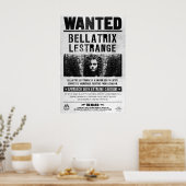 Bellatrix Leodd Gezocht Poster (Keuken)