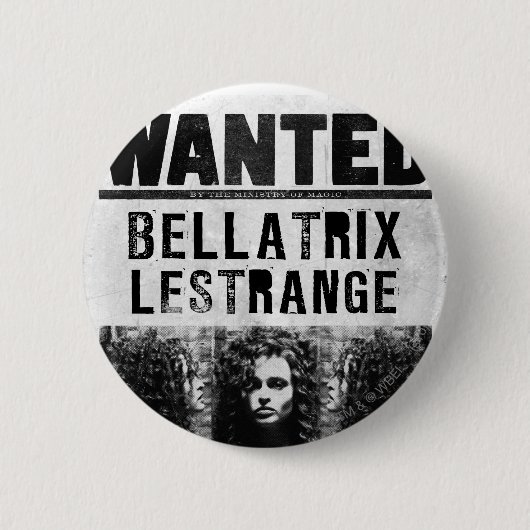 Bellatrix Leodd Gezocht Poster Ronde Button 5,7 Cm (Voorkant)