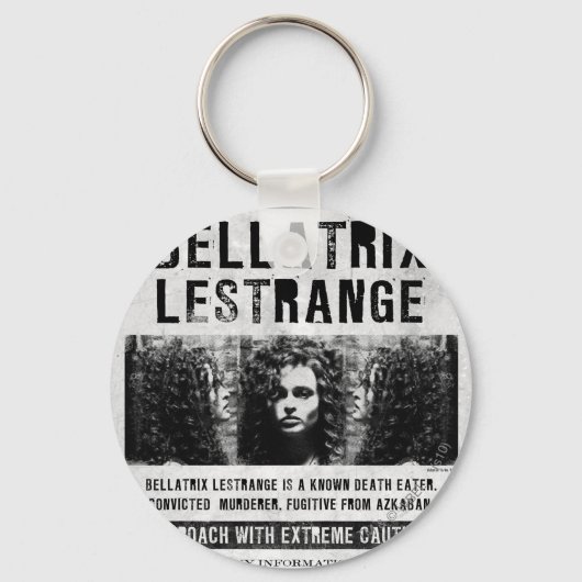 Bellatrix Leodd Gezocht Poster Sleutelhanger (Voorkant)