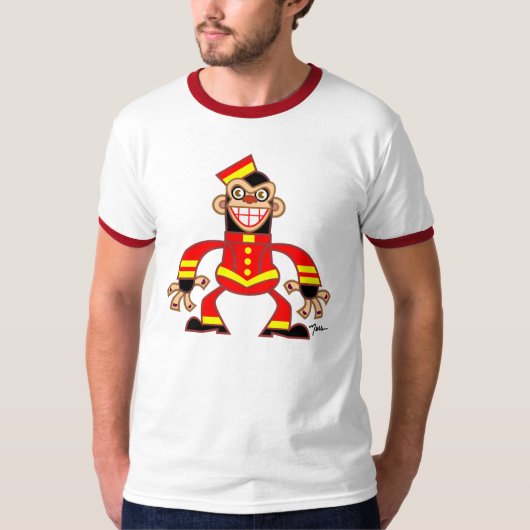 BELLBOY CHIMP T-SHIRT (Voorkant)