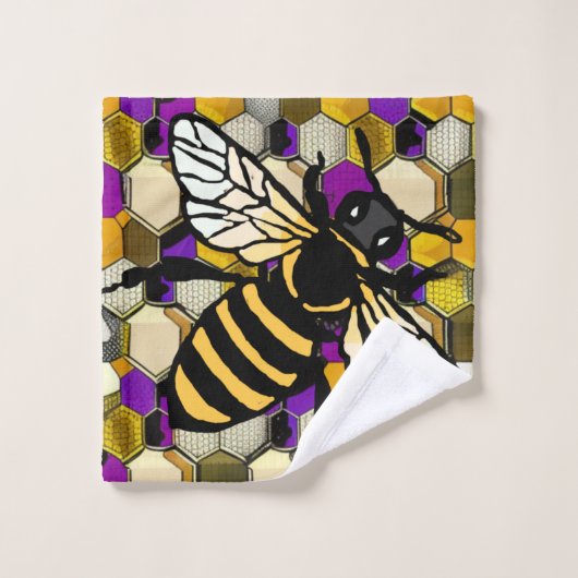 Belle abeille (Gant de toilette)