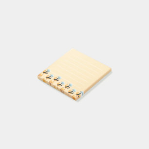 Belle abeille 3"x3" notes post-it
