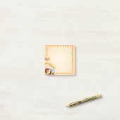 Belle abeille 3"x3" notes post-it (Sur un bureau)