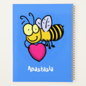 Belle abeille drôle avec dessin animé du coeur (Dos)