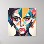 Belle | ABSTRAIT | Impression de toile étirée (Recto)