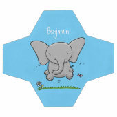Belle adorable dessin d'éléphant bébé (Plat)
