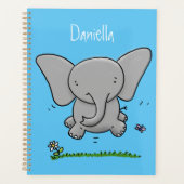 Belle adorable dessin d'éléphant bébé (Devant)