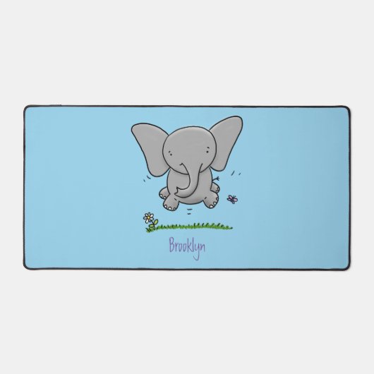 Belle adorable dessin d'éléphant bébé (Recto)