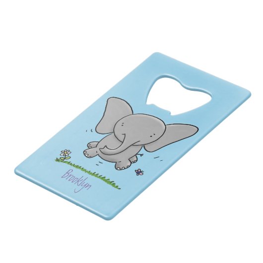 Belle adorable dessin d'éléphant bébé (Devant Angle)