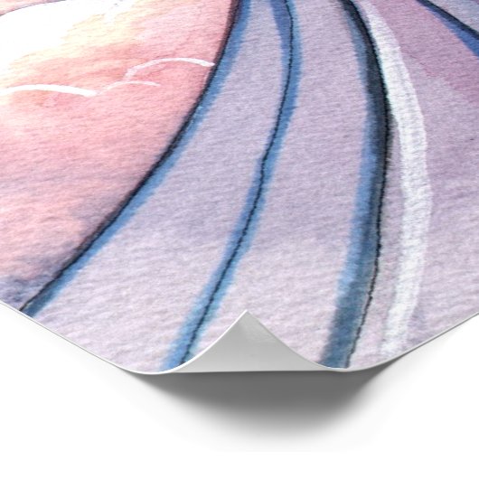 Belle affiche Angel Imprimer par Molly Harrison (Coin)