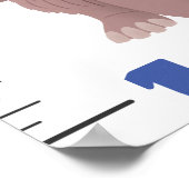 Belle affiche animée d'animaux safari (Coin)