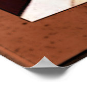 Belle affiche Art déco dame (avec oiseau) (Coin)