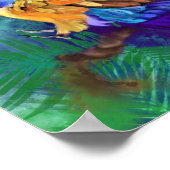 Belle affiche couleur perroquet (Coin)