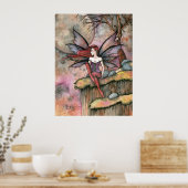 Belle affiche d'art de la fée Imprimer par Molly H (Cuisine)