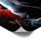 Belle affiche de chat Halloween (Coin)