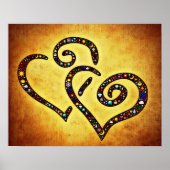 Belle affiche de coeur (Devant)