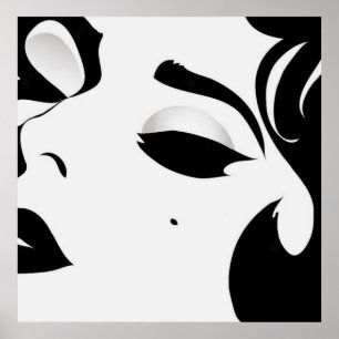 Belle affiche de femme