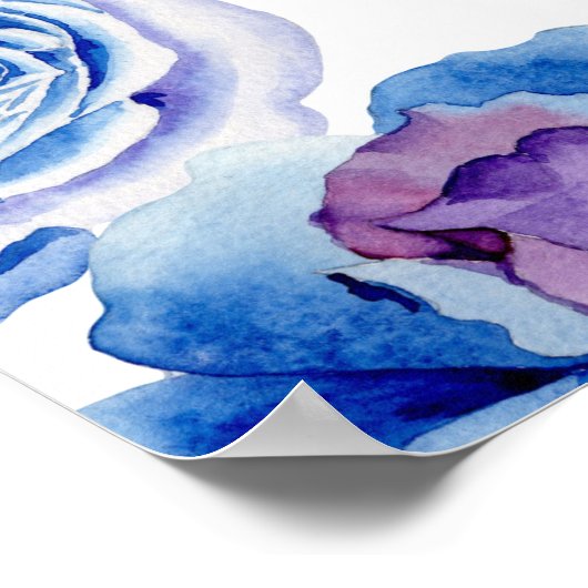 Belle affiche de fleurs (Coin)