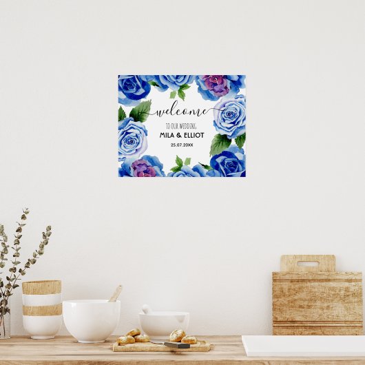 Belle affiche de fleurs (Cuisine)