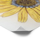 Belle affiche de fleurs dessinée à la main (Coin)