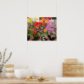 Belle affiche de jardin de fleurs de printemps Ran (Cuisine)