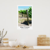 Belle affiche de la campagne du vin! (Cuisine)