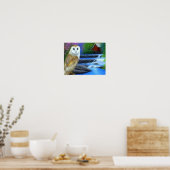 belle affiche de la nature de chouette (Cuisine)