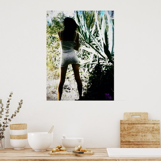 Belle affiche de lumière (Cuisine)