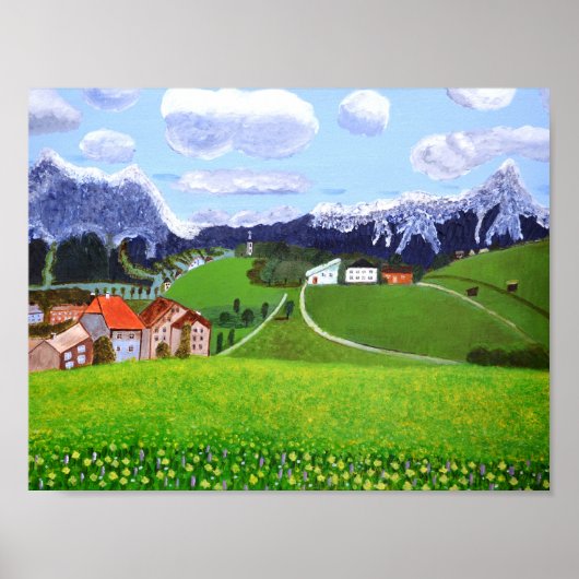 Belle affiche de Norvège (Devant)