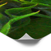 Belle affiche de peinture de tournesol en été (Coin)