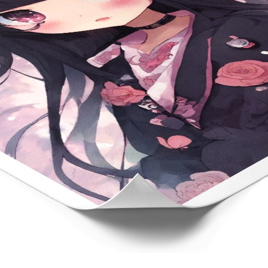 Belle affiche de style Anime (Coin)