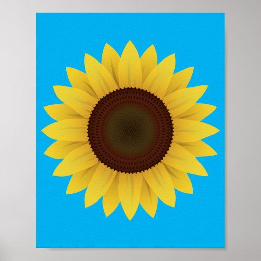 Belle affiche de tournesol d'été (Devant)