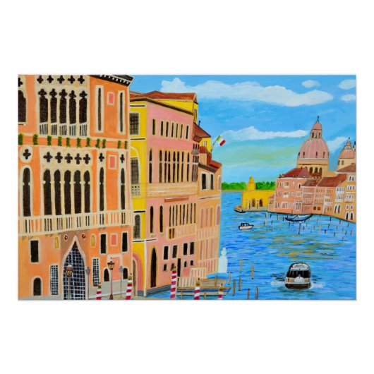 Belle affiche de Venise (Devant)