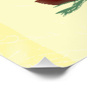 Belle affiche de voyage suédoise (Coin)