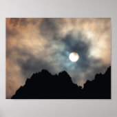 Belle affiche d'éclatement de nuages (Devant)