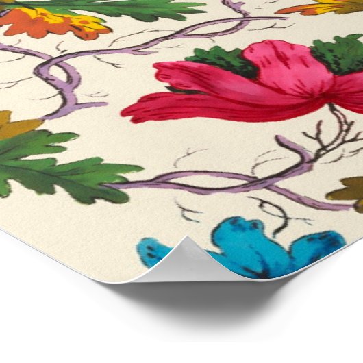 Belle affiche d'illustration Vintage (Coin)