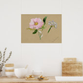 Belle affiche d'illustration Vintage (Cuisine)