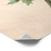 Belle affiche d'illustration Vintage (Coin)