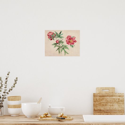 Belle affiche d'illustration Vintage (Cuisine)