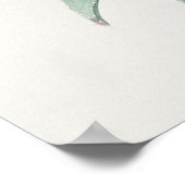 Belle affiche d'illustration Vintage (Coin)