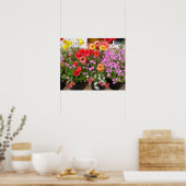 Belle affiche du jardin de fleurs de printemps de (Cuisine)