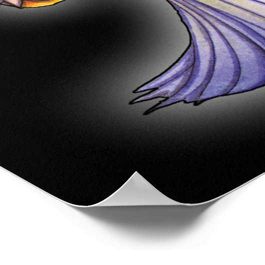 Belle affiche fée, Imprimer par Molly Harrison (Coin)